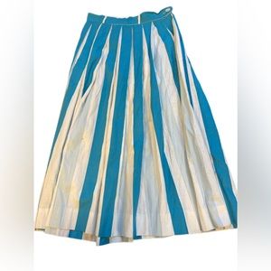 1950's Pleated Cotton Skirt